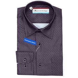 American Heritage Men's Dress Shirt Size L